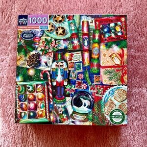 Eeboo Christmas Decorations 1000 Piece Puzzle